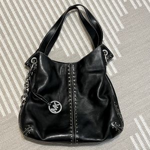 Michael Kors faux leather studded tote
